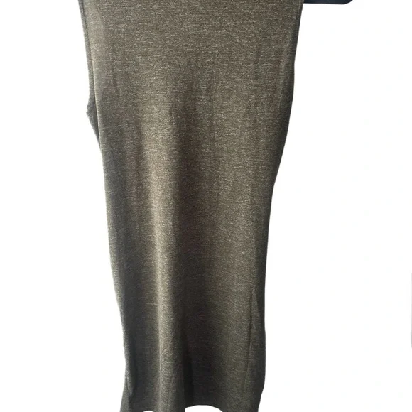 Zara Olive Green Fitted Dress - Picture 3 of 9